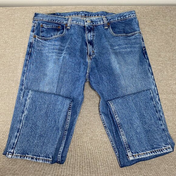 Levi's Premium 512 SLIM Taper Denim Jeans Men's 36 x 34 Mid Rise Blue - Picture 3 of 13